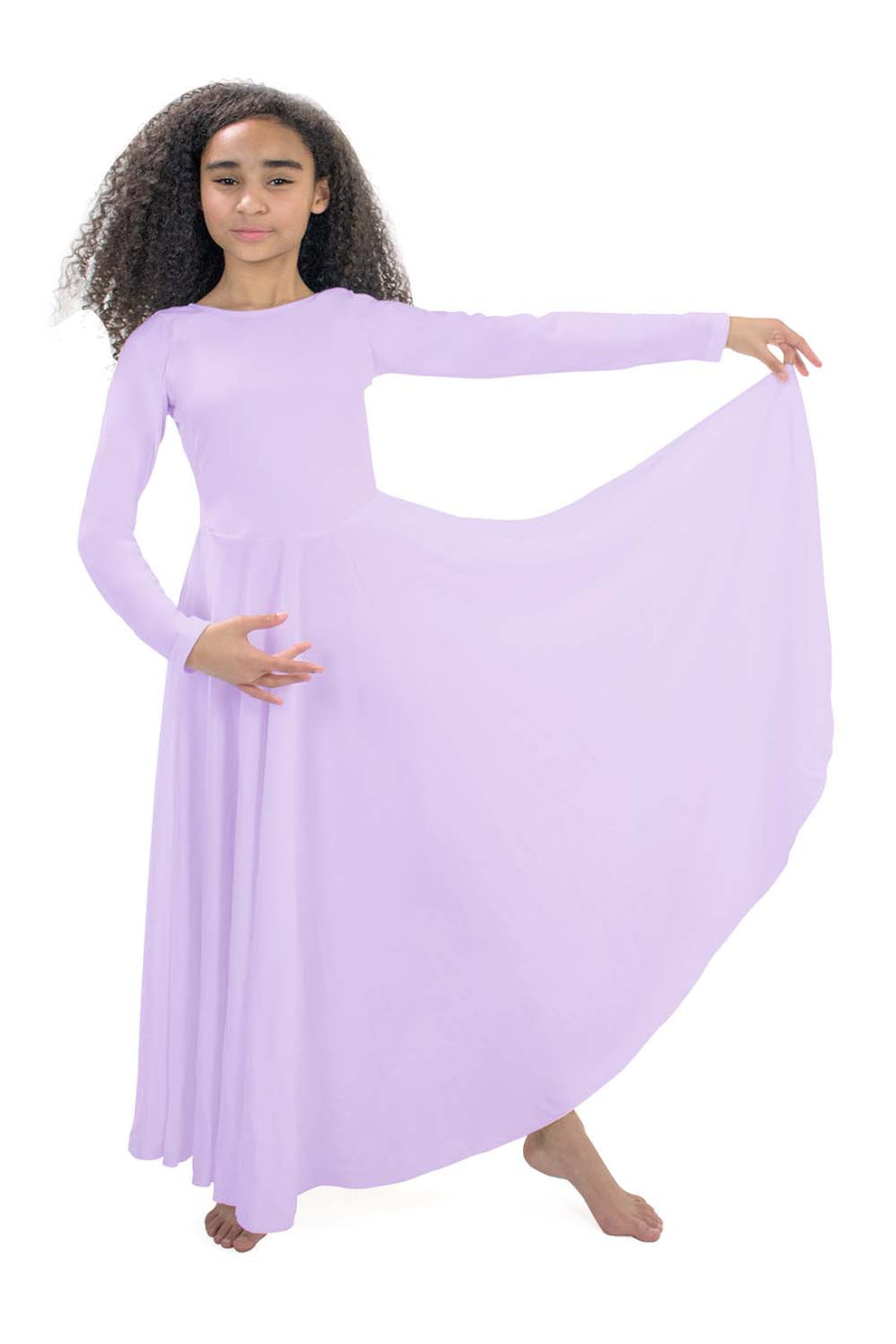 Girls' Liturgical Long Sleeve Dress | Dancewear | Basic Moves™